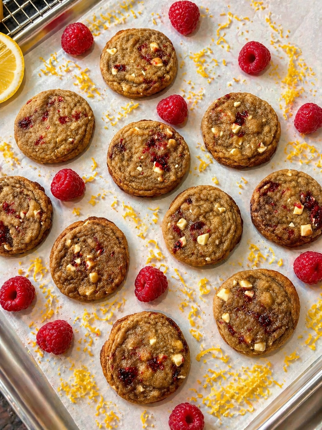 Lemon Raspberry Dream cookies — May Flavour of the Month